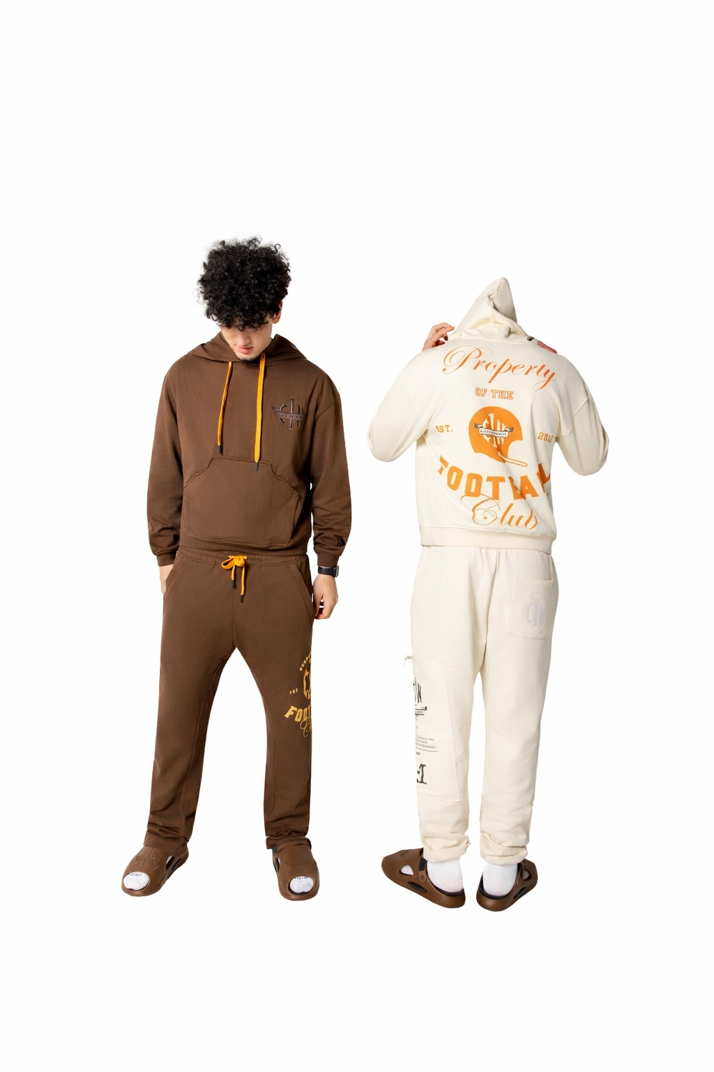 Bless the Babies "Property of Football" Stacked Sweatpants — "The BTB Chocolate Gold" | 2026 C1N All-Star Collection
