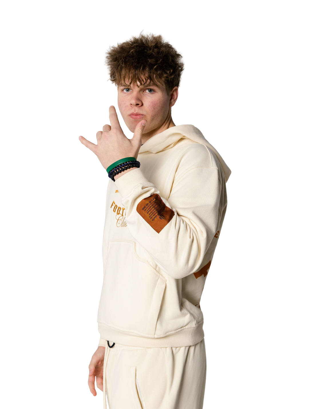 C1N "Property of the Football Club" Embroidered Hoodie — "The C1N Cream" | 2026 C1N All-Star Collection