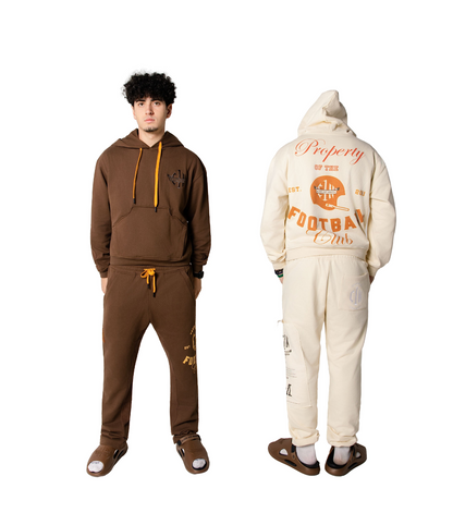 C1N "Property of the Football Club" Embroidered Hoodie — "The C1N Cream" | 2026 C1N All-Star Collection