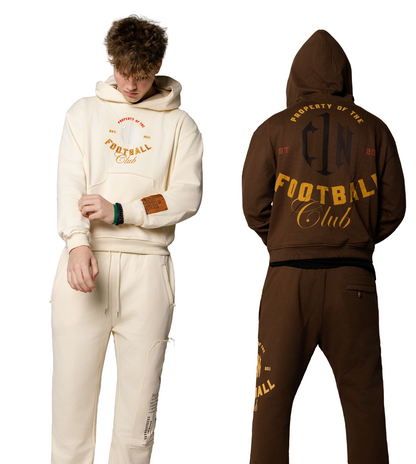 C1N "Property of the Football Club" Embroidered Hoodie — "The C1N Cream" | 2026 C1N All-Star Collection